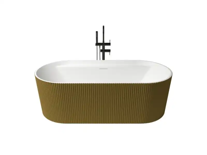 Legkelendőbb Zenon Olympia Oro Metallic/Blanco Mate szabadonálló kád