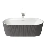 Zenon Olympia Plata Metallic/Blanco Mate szabadonálló kád Alacsony ár