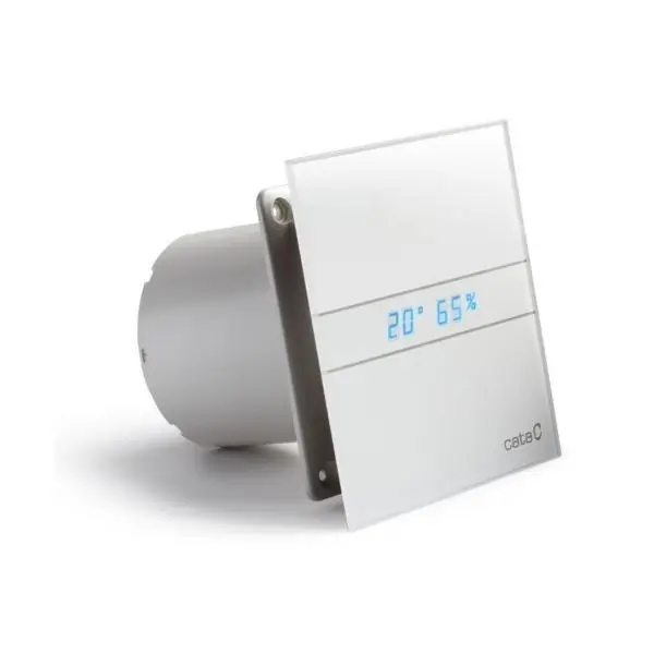 CATA E-100 GTH ventilátor, 4/8W, időzítővel, hygro, o100mm, fehér (00900200) Gyors kiszállítás