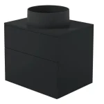 Deante PRIZMA - Mosdószekrény, gránitmosdóval - 360 mm - nero Gyors kiszállítás