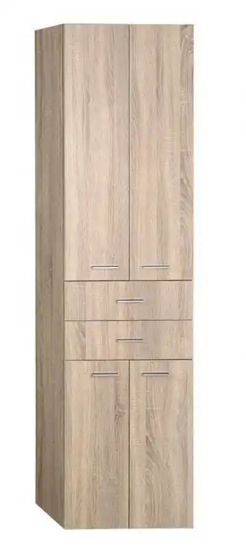 Exkluzív ajánlat ZOJA állószekrény fiókkal, 50x184x29cm, platina tölgy