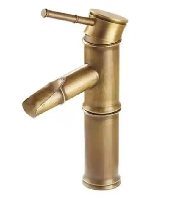 Exkluzív ajánlat Balneum Bronz Mosdó Csaptelep - Bamboo alacsony antik mosdó