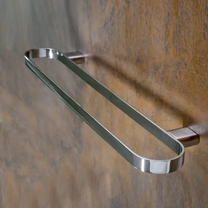 Biztonságos fizetés BEMETA ORGANIC fali dupla törölközőtartó, 500x20x110mm, króm