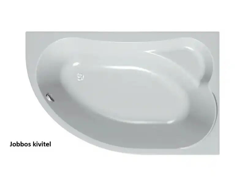Expressz szállítás Kolpa-San Voice aszimmetrikus akryl kád 150x95