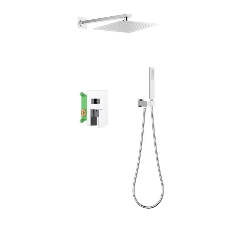 AREZZO design CUBEFIELD falsík alatti zuhanycsaptelep szett, króm Végkiárusítás