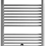 AQUALINE Fürdőszobai radiátor, egyenes, 450x970mm, 415W, metálezüst (ILS94) BEMUTATÓ DARAB Korlátozott ajánlat