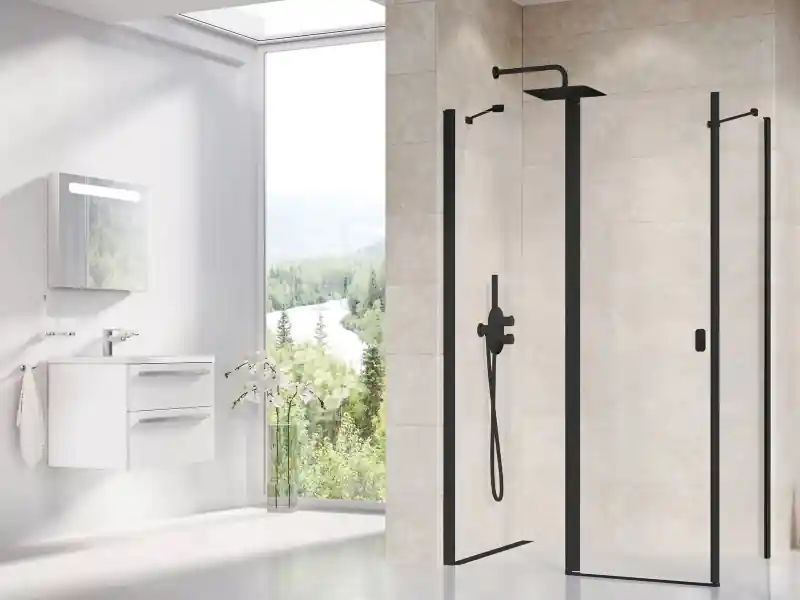 Kiárusítás Ravak Chrome CRV2+CRV2 zuhanykabin fekete