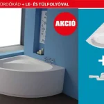 Szuper ajánlat Divante sarok kádtest le- és túlfolyóval