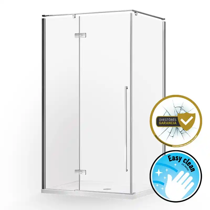Wellis Sorrento Plus 90 1 nyílóajtós szögletes zuhanykabin Balos - Easy Clean bevonattal Outlet