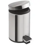 Azonnali szállítás AQUALINE SIMPLE LINE szemetes kosár, átm:250x400mm, 12l, fényes inox (27112)