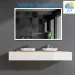 Korlátozott ajánlat Balneum Velence Plus okos tükör időjárás funkcióval