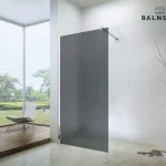 Balneum Royal Walk-in zuhanyfal füst üveggel füst üveggel Szuper akció