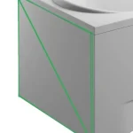 Oldallap Zara egyenes kádhoz 90 cm Ajánlat