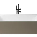 Prémium Zenon Kivu Wall Cream/Blanco Brillo kád