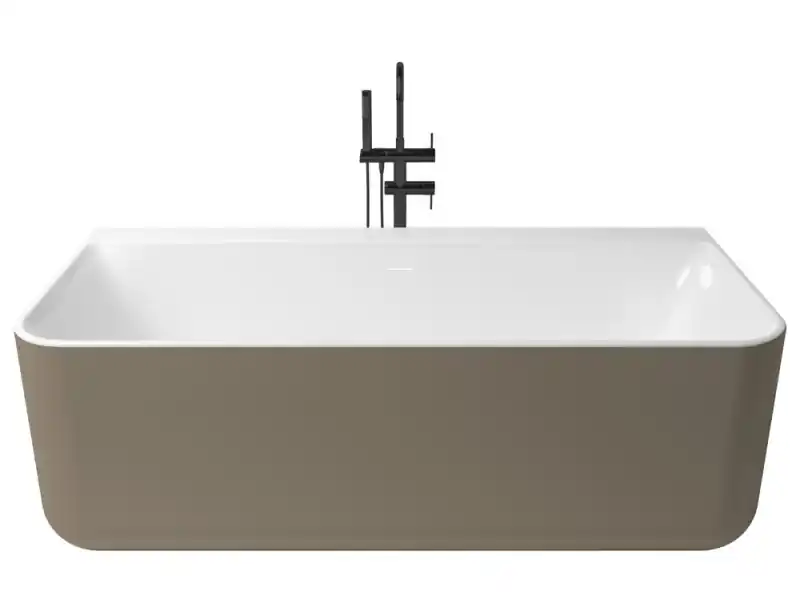 Prémium Zenon Kivu Wall Cream/Blanco Brillo kád