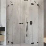Radaway Essenza Pro Brushed GunMetal KDD szögletes szálcsiszolt fegyvermetál zuhanykabin Végkiárusítás