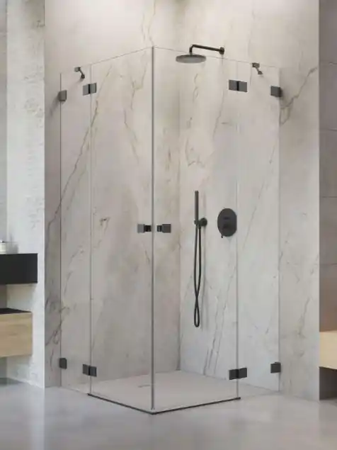 Radaway Essenza Pro Brushed GunMetal KDD szögletes szálcsiszolt fegyvermetál zuhanykabin Végkiárusítás