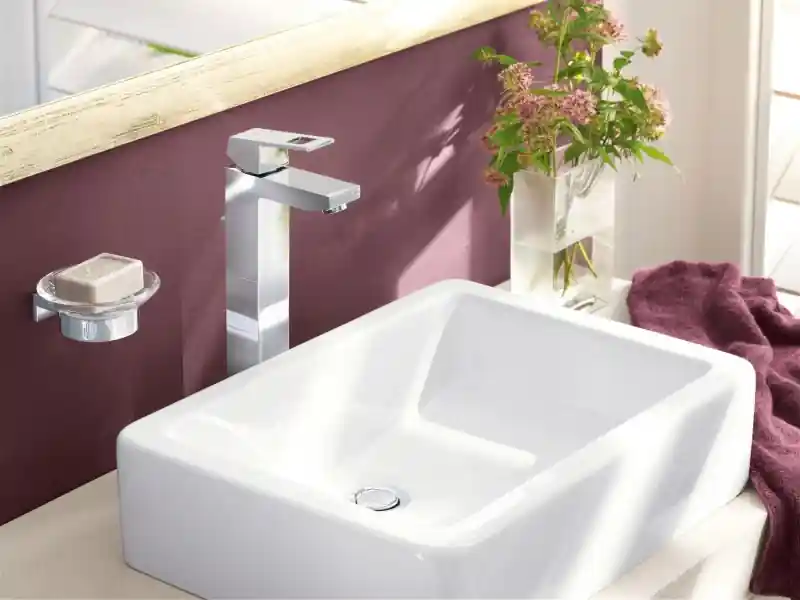 Különleges ajánlat Grohe Eurocube egykaros mosdócsap húzórudas leeresztővel Króm