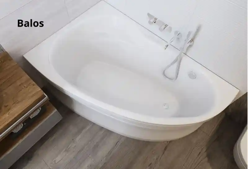 Gyors kiszállítás H2O Kitty aszimmetrikus kád 150x95