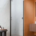Akciós ár Radaway Nes Brushed GunMetal DWJ I szálcsiszolt fegyvermetál zuhanyajtó