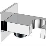 Expressz szállítás Kézizuhany tartó, gégecső csatlakozóval 1/2", króm (AQ591)