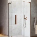 Biztonságos vásárlás Radaway Furo SL Brushed Copper KDD szögletes szálcsiszolt réz zuhanykabin