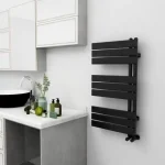 Azonnal elérhető AREZZO design HORIZONT BLACK 900X500 törölközőszárítós radiátor AR-HB9050