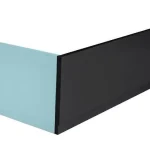 Biztonságos fizetés POLYSAN COUVERT előlap, jobbos, 180x52cm, matt fekete (72858.21)