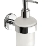 AQUALINE SAMBA szappanadagoló, tejüveg/króm (SB119) Újdonság