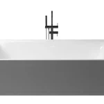 Zenon Kivu Wall Plata Metallic/Blanco Brillo kád Gyors szállítás