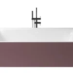 Árengedmény Zenon Kivu Wall Rosa Metallic/Blanco Brillo kád