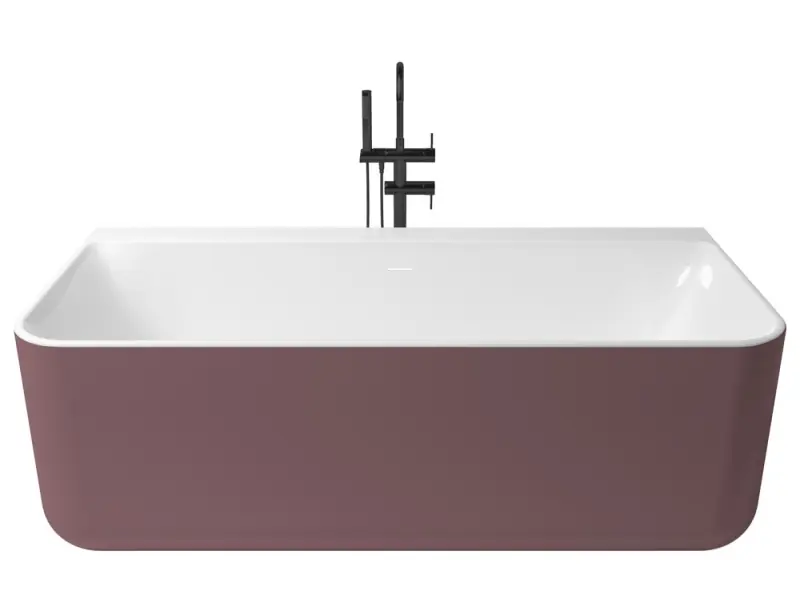 Árengedmény Zenon Kivu Wall Rosa Metallic/Blanco Brillo kád
