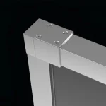 Radaway U toldóprofil Idea KDJ/KDS fixfal króm 20mm Árengedmény
