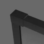 Vedd meg online Radaway U toldóprofil Idea KDJ/KDS fixfal fekete 20mm
