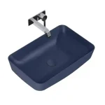 Biztonságos fizetés AREZZO design pultra ültethető mosdó NOMIA 50x39, matt kék