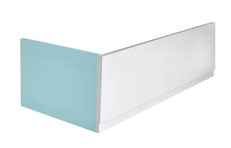 POLYSAN PLAIN 120, előlap, jobb, 120x59cm, fehér (72732) Biztonságos vásárlás