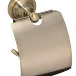 Akciós ár BEMETA RETRO WC papírtartó, 140x150x100mm, bronz (144112017) (XJ702)