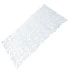 AQUALINE RIVER fürdőszobai szőnyeg csúszásgátlóval, zuhanyfülkébe, 350x700mm, PVC/áttetsző (TAVA40100) Kiárusítás