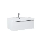 Azonnal elérhető AREZZO DESIGN MONTEREY ALSÓSZEKRÉNY 1 FIÓKKAL, SZIFONKIVÁGÁSSAL, 80-as, Matt fehér