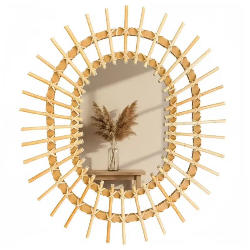 Újdonság Boho fali tükör 57CM QDJ5749