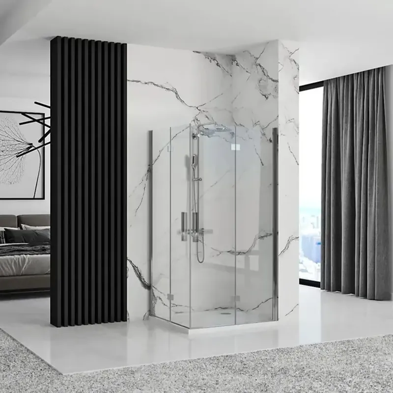 Szuper ajánlat Zuhanykabin Rea Molier Chrome Double 90x90
