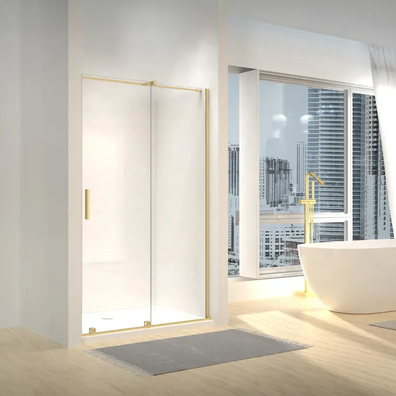 Expressz szállítás Zuhanyajtó Rea Montana 130 Gold brush