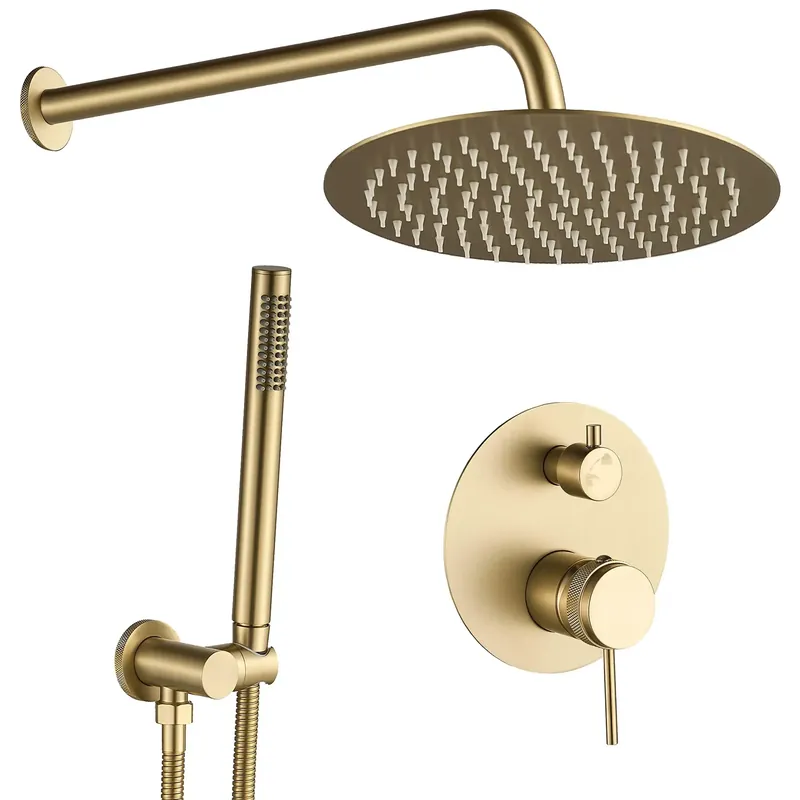 Zuhanyszett rejtett Rea Lungo Grip Gold Brush + box Kedvezmény