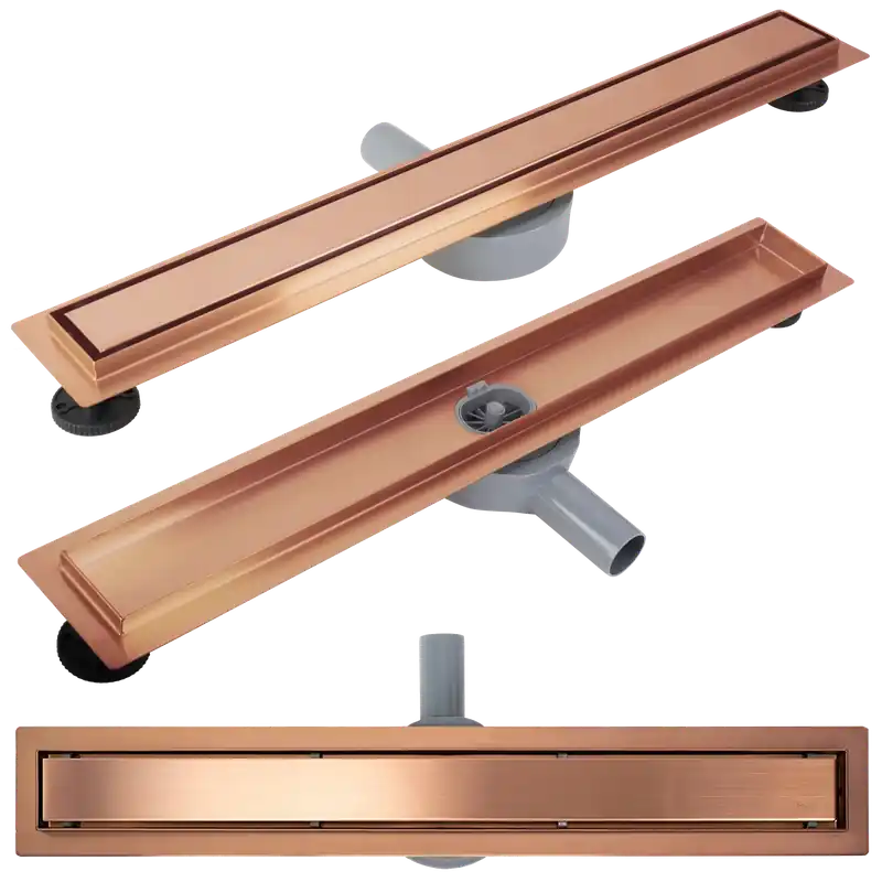 Utolsó esély Zuhanylefolyó REA Neox pro Brushed Copper 100