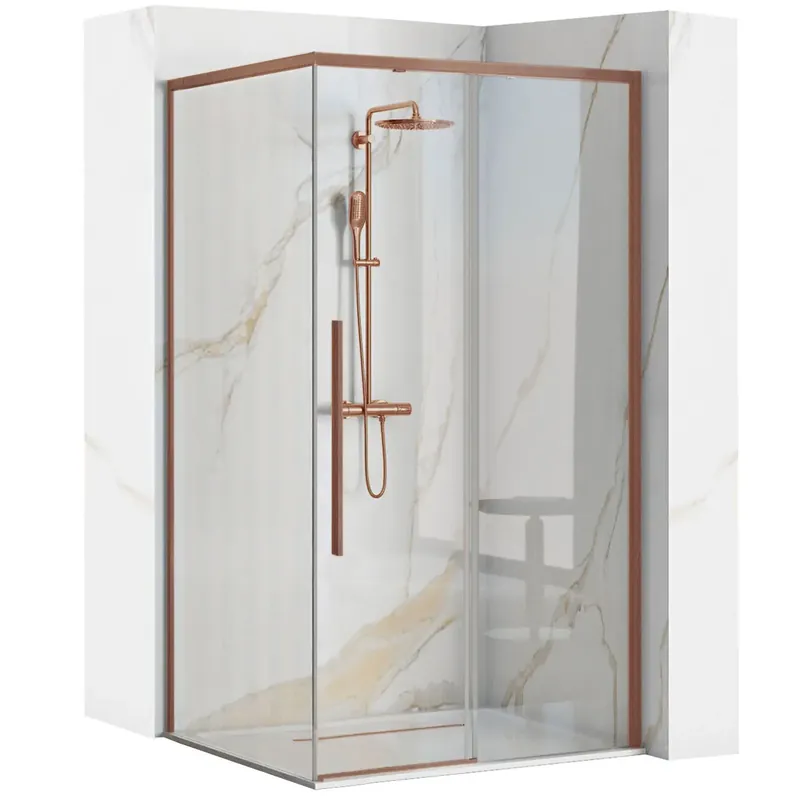 Szuper ajánlat Zuhanykabin SOLAR Copper Brush 90x90
