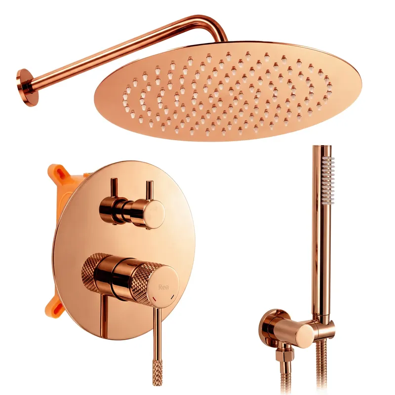 Rendeld meg most Zuhanyszett rejtett Rea Venti Copper + box