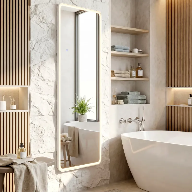 Szuper ajánlat Tükör LED Classico 50x160cm White