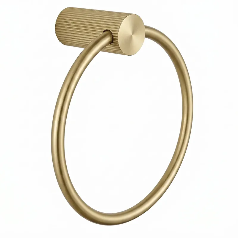 Fürdőszobai akasztó Ring 64106 SOLO Brush Gold Szuper akció