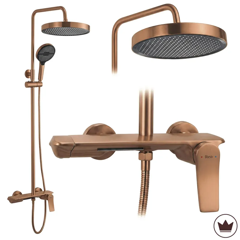 Zuhanyszett Rea Vision Brush Copper Vedd meg online