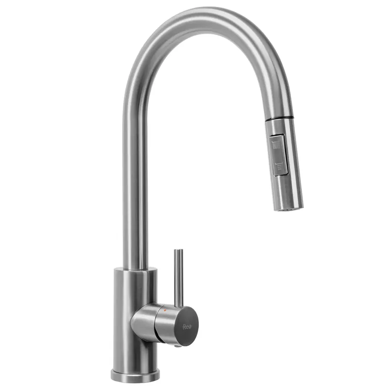 Azonnali szállítás Konyhai csaptelep Rea Fresh Nickel Brush INOX